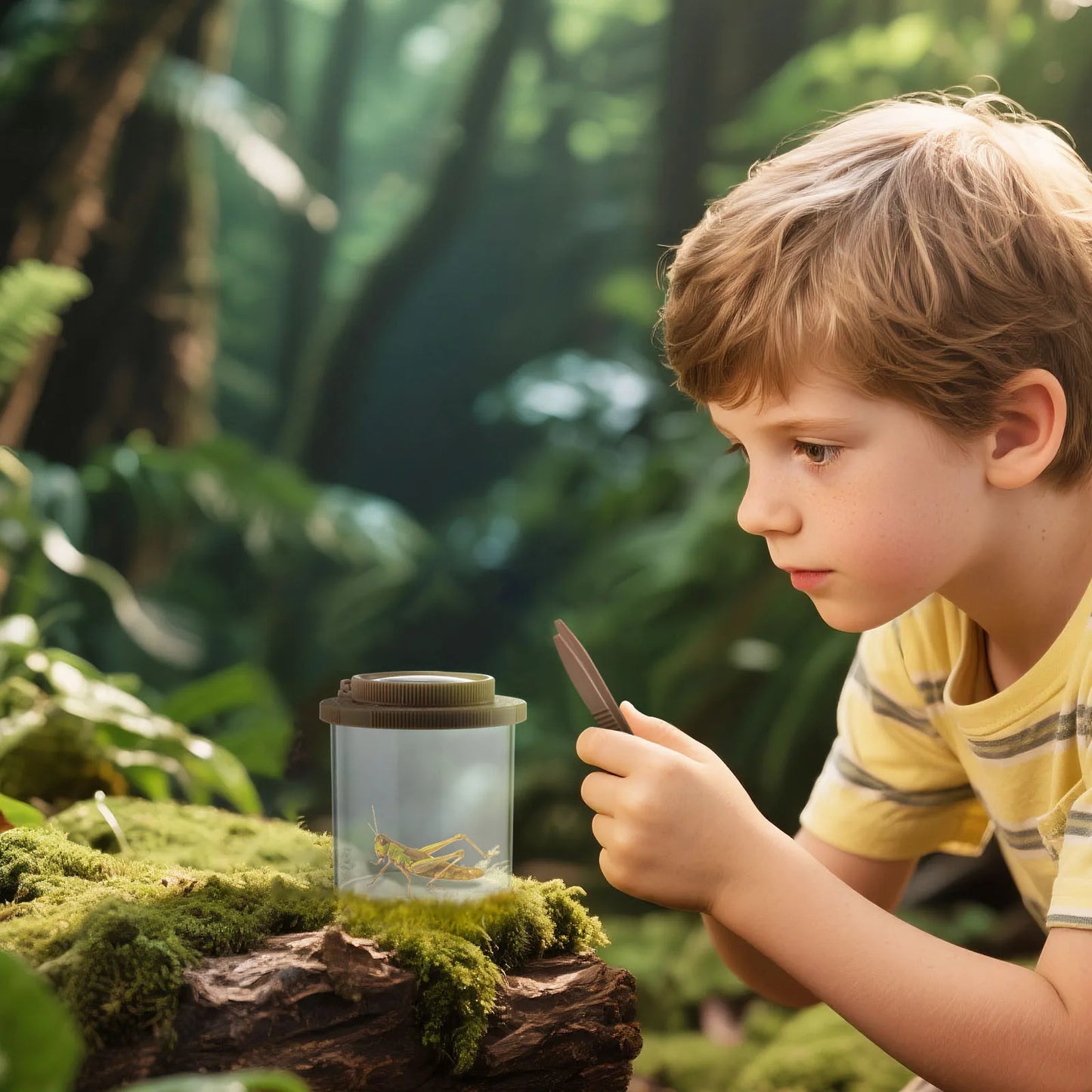 Kids Outdoor Explorer Kit Insect Catching Net & Observation Jar Set With Magnifying Glass Nature Adventure Toy 2026 Trending