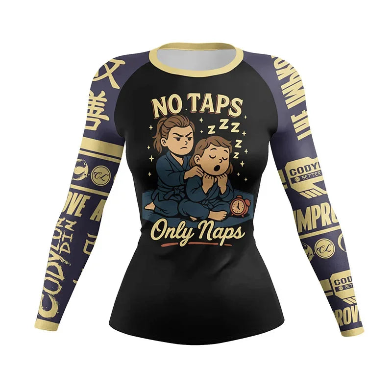 Women's Compression Rash Guard — MMA, BJJ & Gym Training Shirt