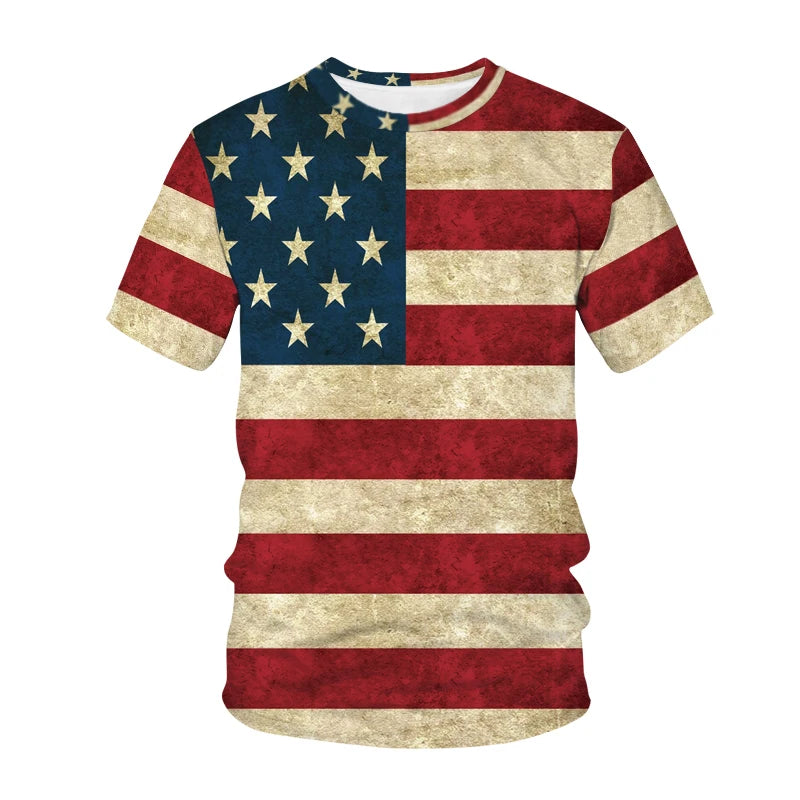 USA American Flag Oversized T-Shirt | Unisex Style | S–6XL