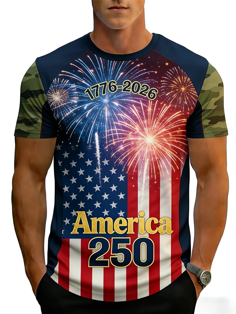 American Flag Eagle 3D Print T-Shirt | Unisex | XXS–6XL