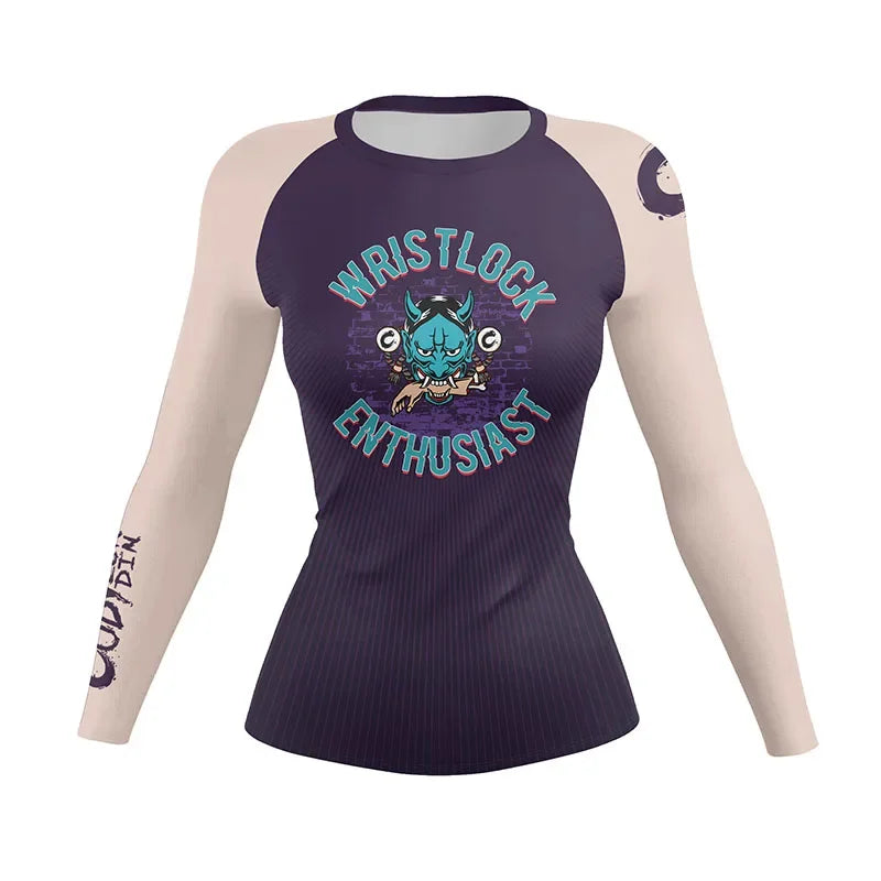 Women's Compression Rash Guard — MMA, BJJ & Gym Training Shirt