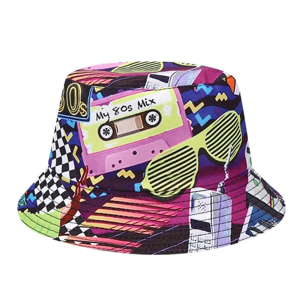 Ramen or Loco Prints for Outdoor Bucket Hats | Sun-Proof Fisherman Cap | Unisex