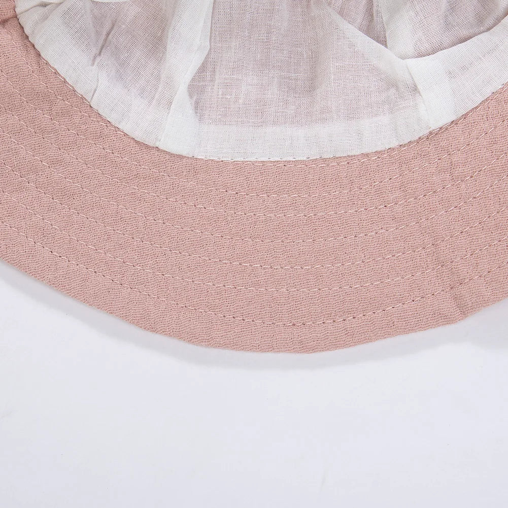Baby Cotton Bucket Hat | Soft Sun Hat for Infants 3–12 Months | Unisex