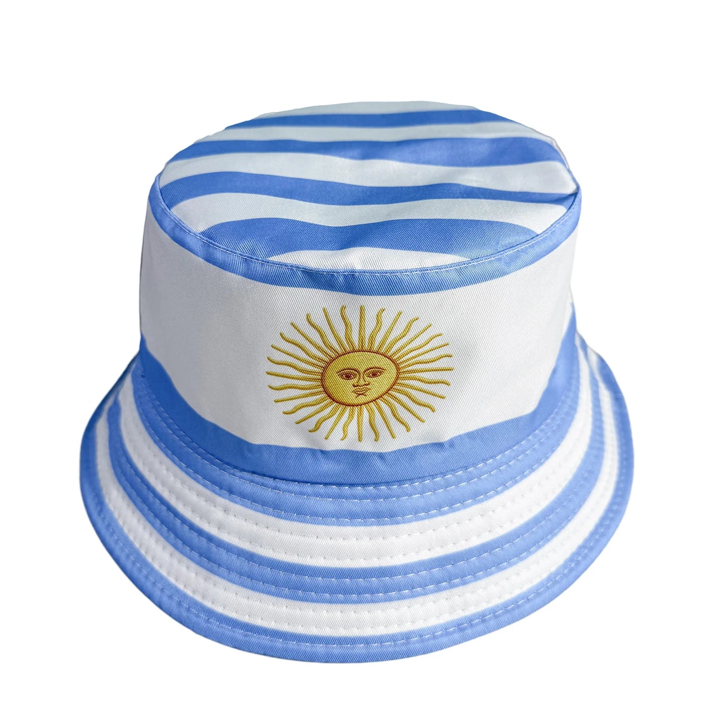 World Cup Reversible National Flag Print Bucket Hat | UV Protection Outdoor Sun Hat | Unisex