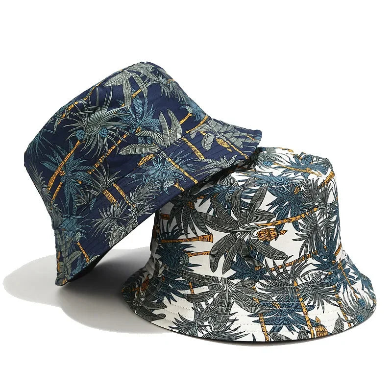 Banana Print Reversible Bucket Hat | Unisex Sun Hat | Spring & Summer