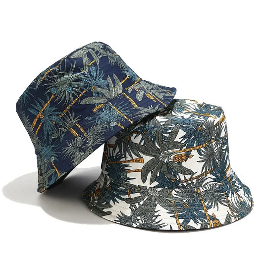Banana Print Reversible Bucket Hat | Unisex Sun Hat | Spring & Summer
