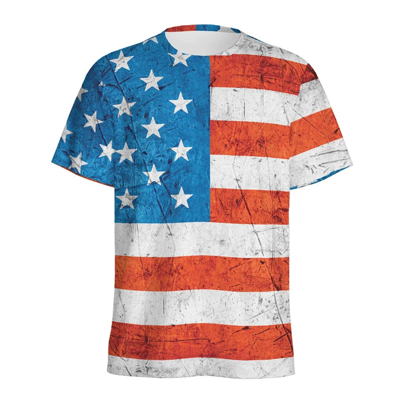 USA American Flag Oversized T-Shirt | Unisex Style | S–6XL