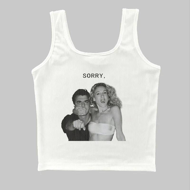 Y2k USA Crop Top Harajuku Women Letter Print T-Shirts Slim Retro Fashion Grunge Vintage Tee Streetwear Aesthetic Clothing Sexy