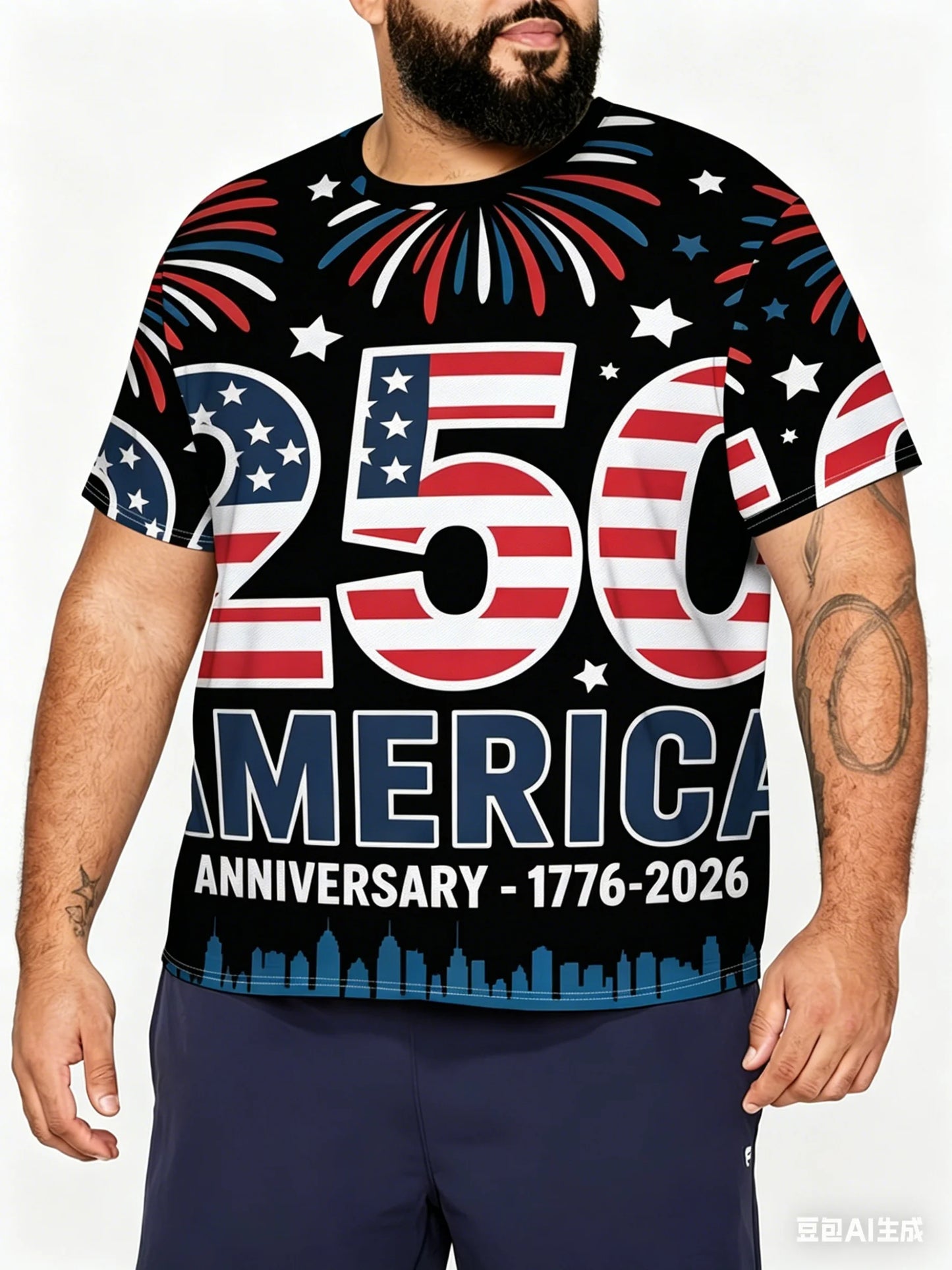 American Flag Eagle 3D Print T-Shirt | Unisex | XXS–6XL
