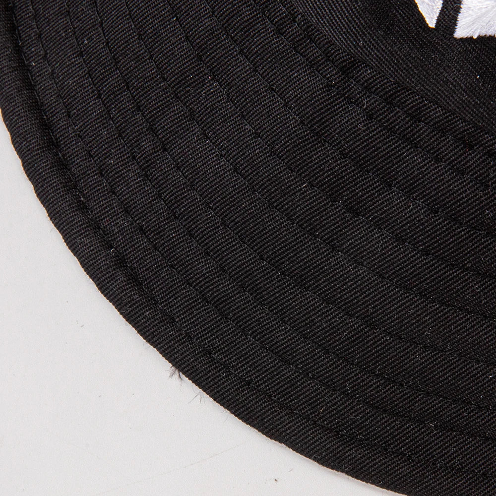 NY Embroidered Bucket Hat | Classic Black & White Streetwear Fisherman Cap | Unisex