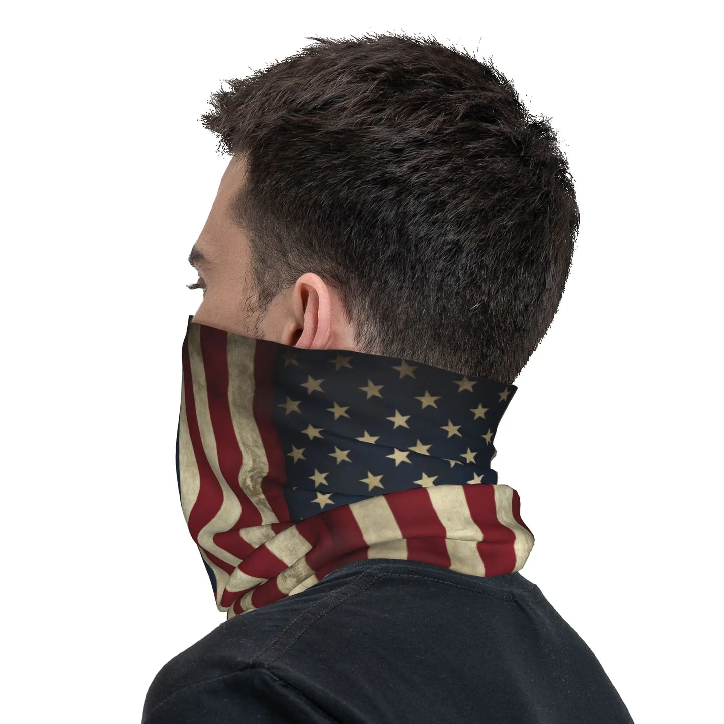 American Flag Bandana Neck Gaiter | Multifunctional Face Mask | Unisex