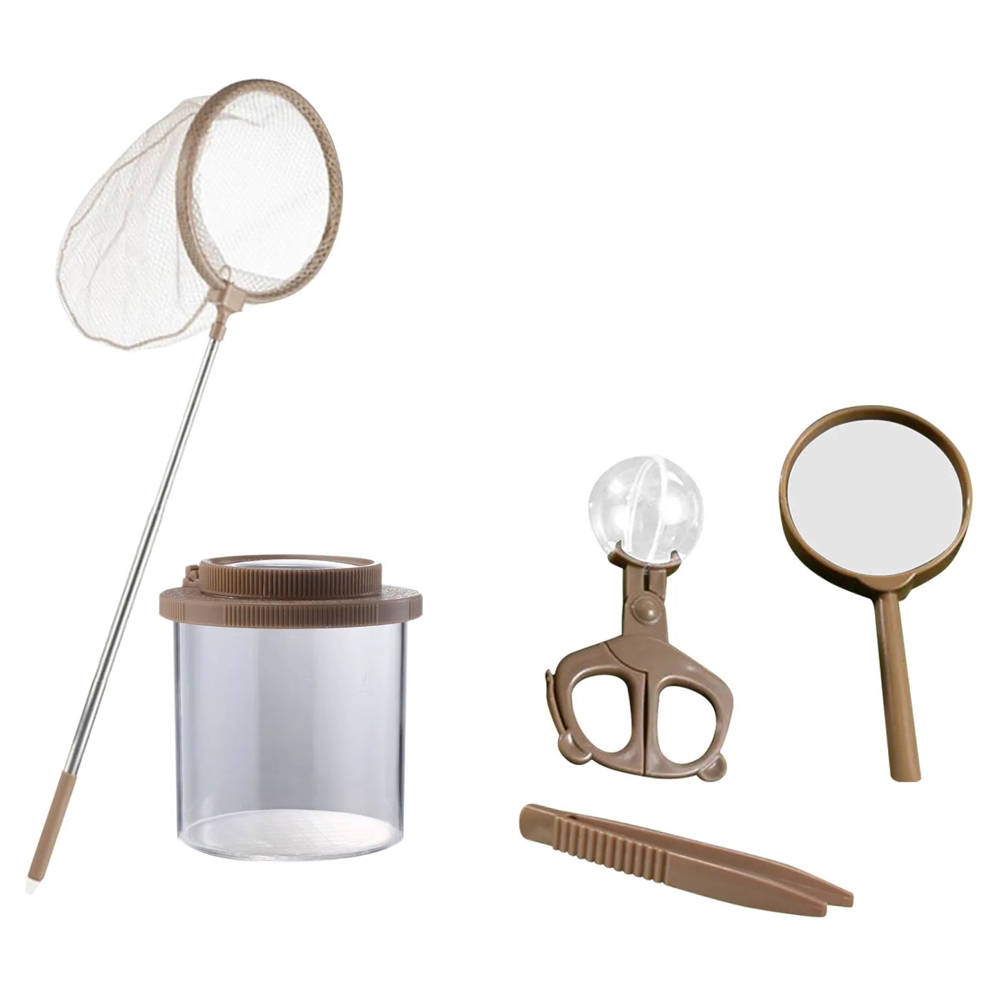 Kids Outdoor Explorer Kit Insect Catching Net & Observation Jar Set With Magnifying Glass Nature Adventure Toy 2026 Trending