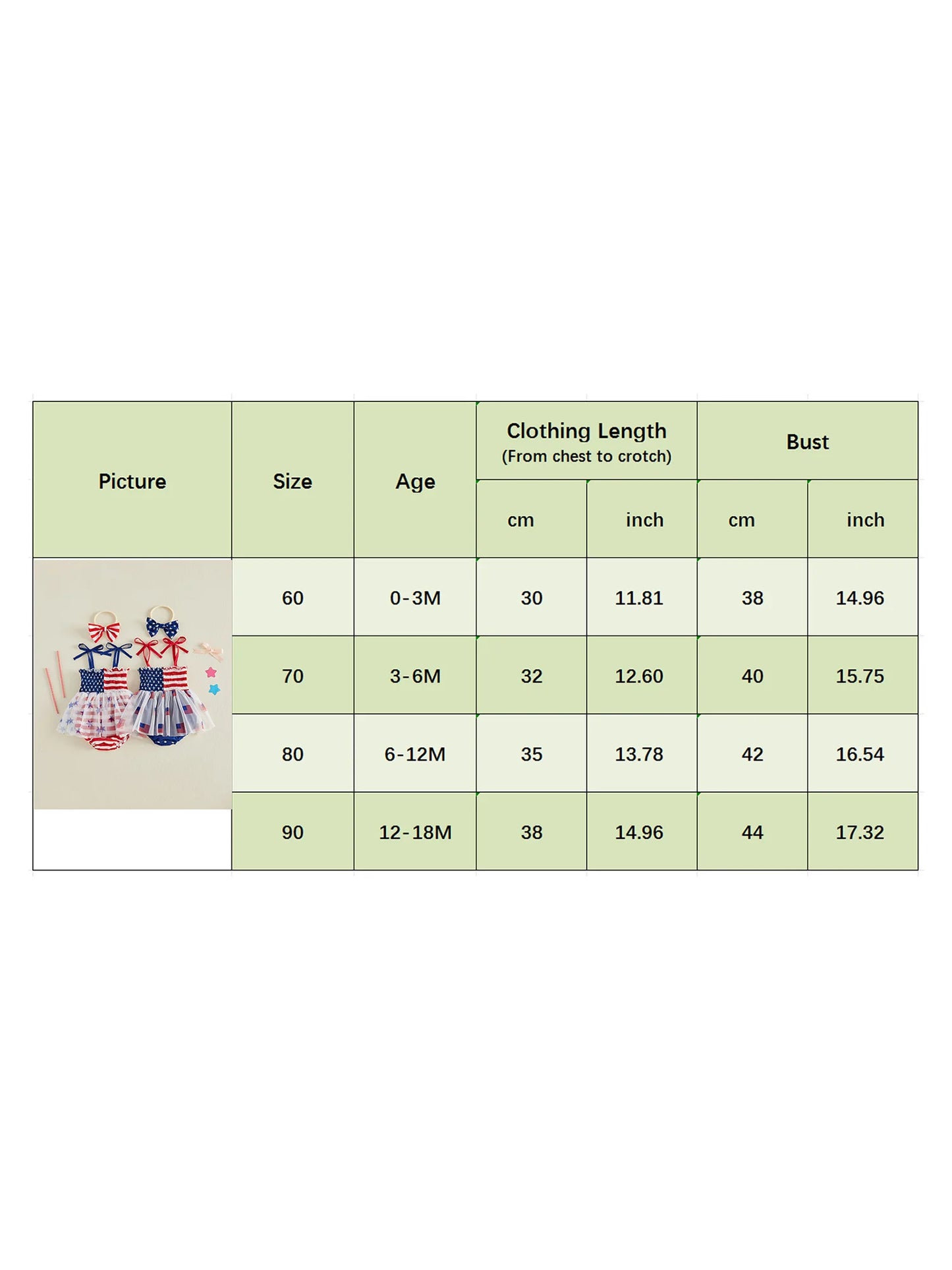 Infant Baby Girl Bodysuits Outfit Independence Day Sleeveless Tie up Shoulder Strap Star Stripe Print Romper Dress and Headband