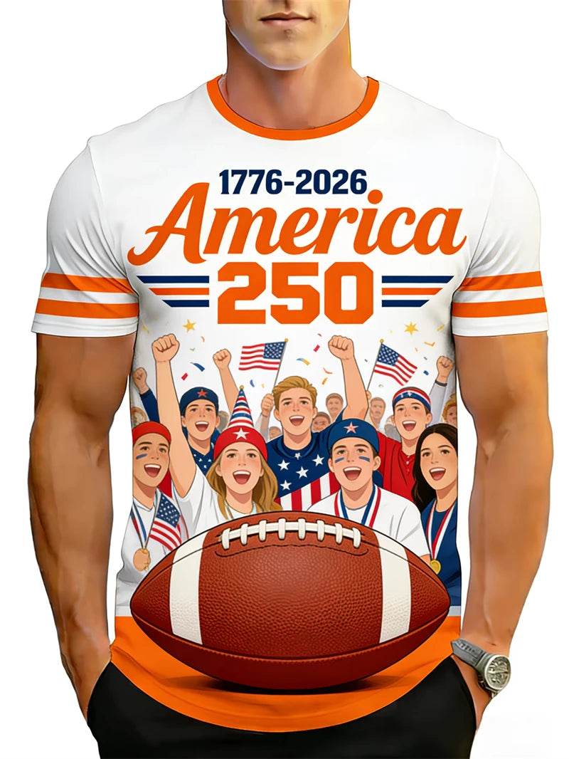 American Flag Eagle 3D Print T-Shirt | Unisex | XXS–6XL