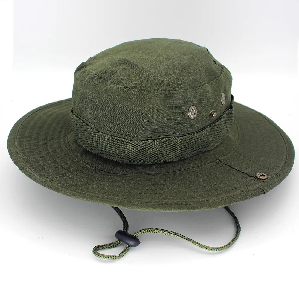 Camouflage Tactical Boonie Hat | UPF UV Protection Wide Brim | Hunting, Hiking & Safari