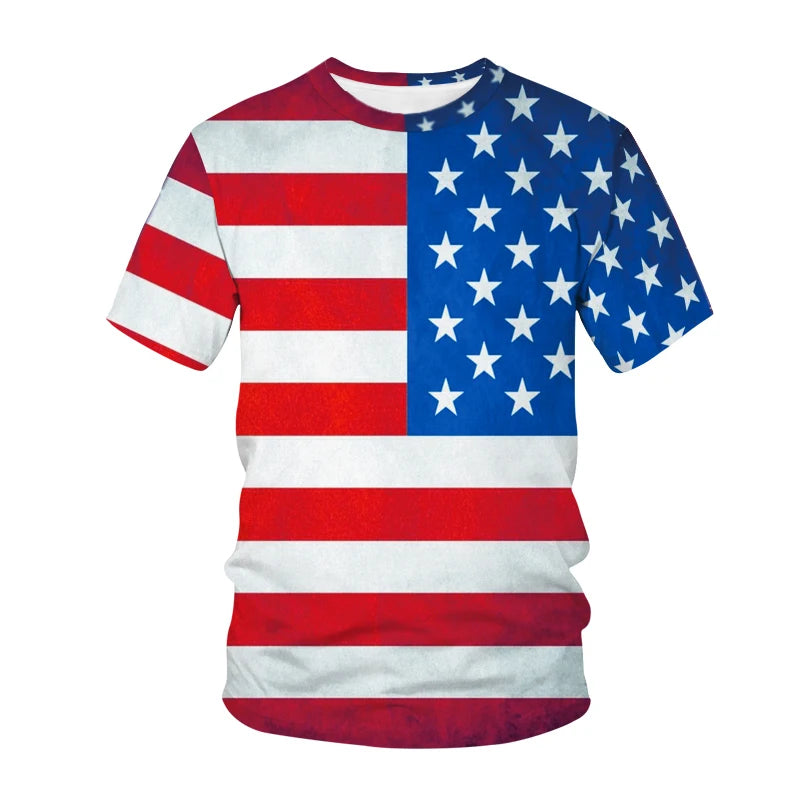 USA American Flag Oversized T-Shirt | Unisex Style | S–6XL