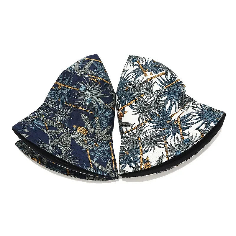Banana Print Reversible Bucket Hat | Unisex Sun Hat | Spring & Summer