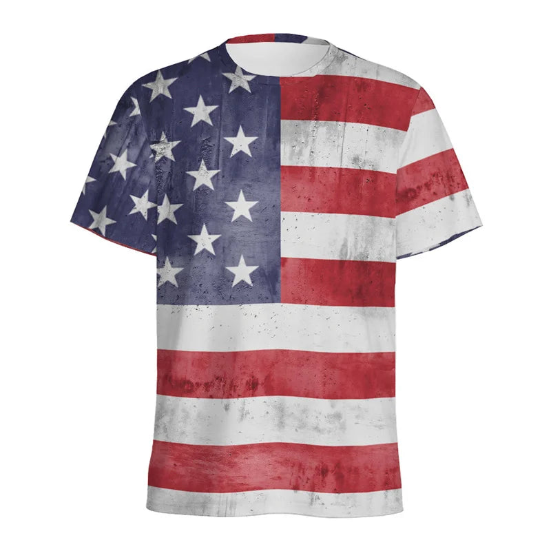 USA American Flag Oversized T-Shirt | Unisex Style | S–6XL