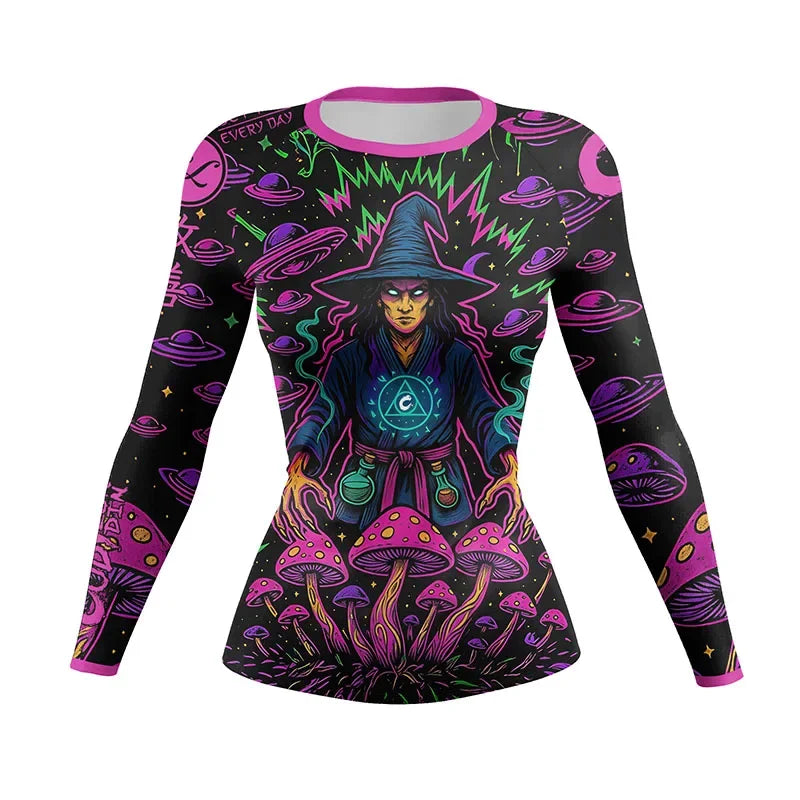 Women's Compression Rash Guard — MMA, BJJ & Gym Training Shirt