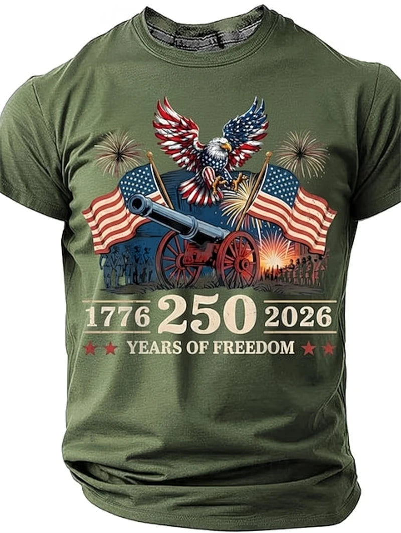 American Flag Eagle 3D Print T-Shirt | Unisex | XXS–6XL
