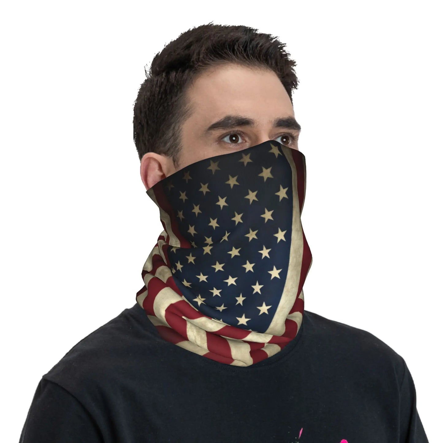 American Flag Bandana Neck Gaiter | Multifunctional Face Mask | Unisex
