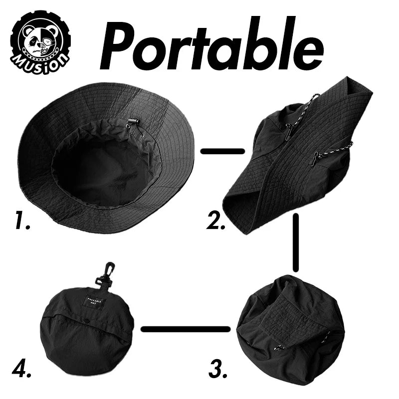 Waterproof UPF 50+ Wide Brim Boonie Hat | Foldable Rain & Sun Hat | Unisex