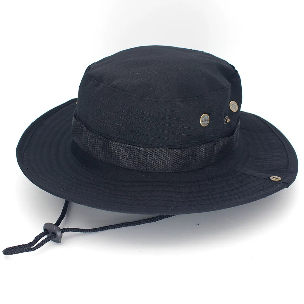 Camouflage Tactical Boonie Hat | UPF UV Protection Wide Brim | Hunting, Hiking & Safari