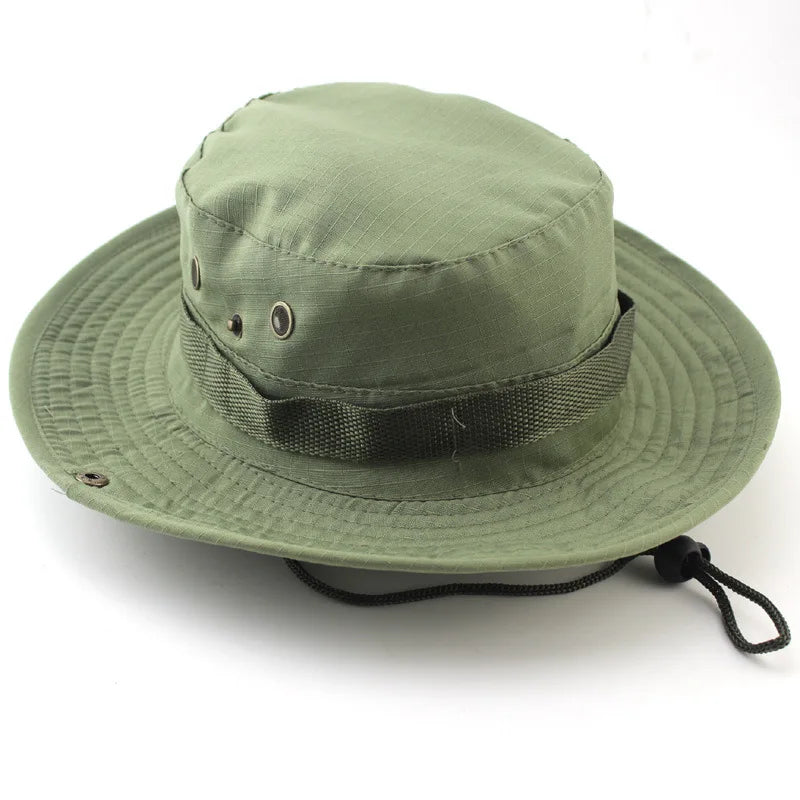 Camouflage Tactical Boonie Hat | UPF UV Protection Wide Brim | Hunting, Hiking & Safari