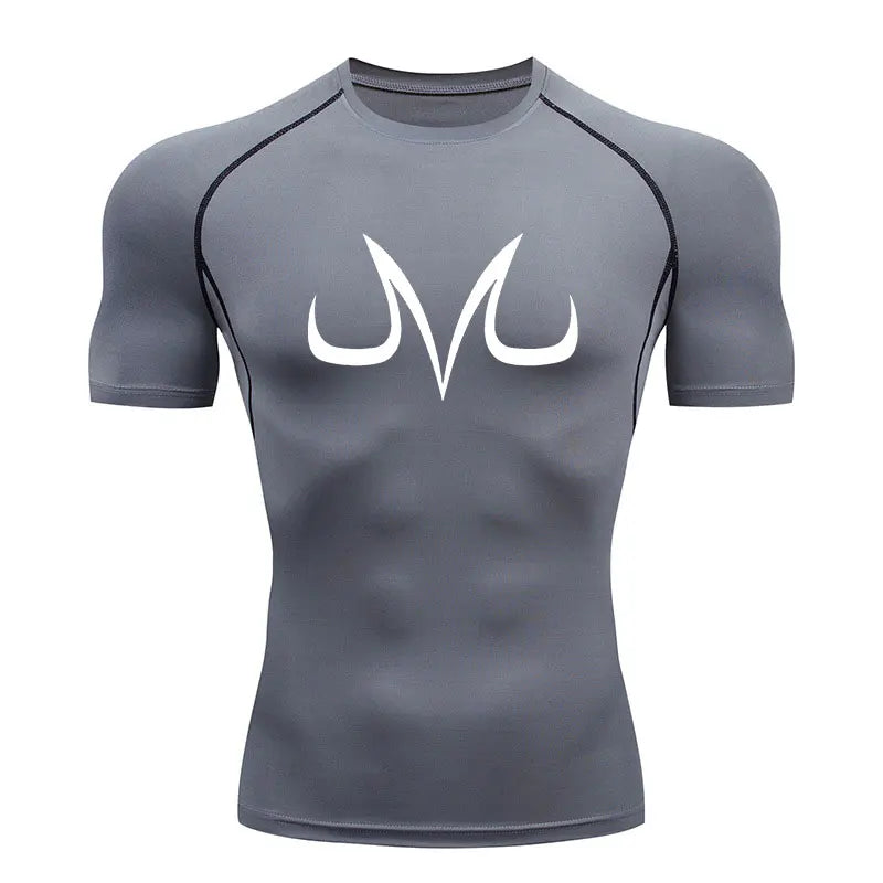 Rash Guard Jiu jitsu T-Shirt Men Boxing Jerseys Rashguard T Shirts Running Sport MMA Compression Shirts Fitness Tops Anime Print