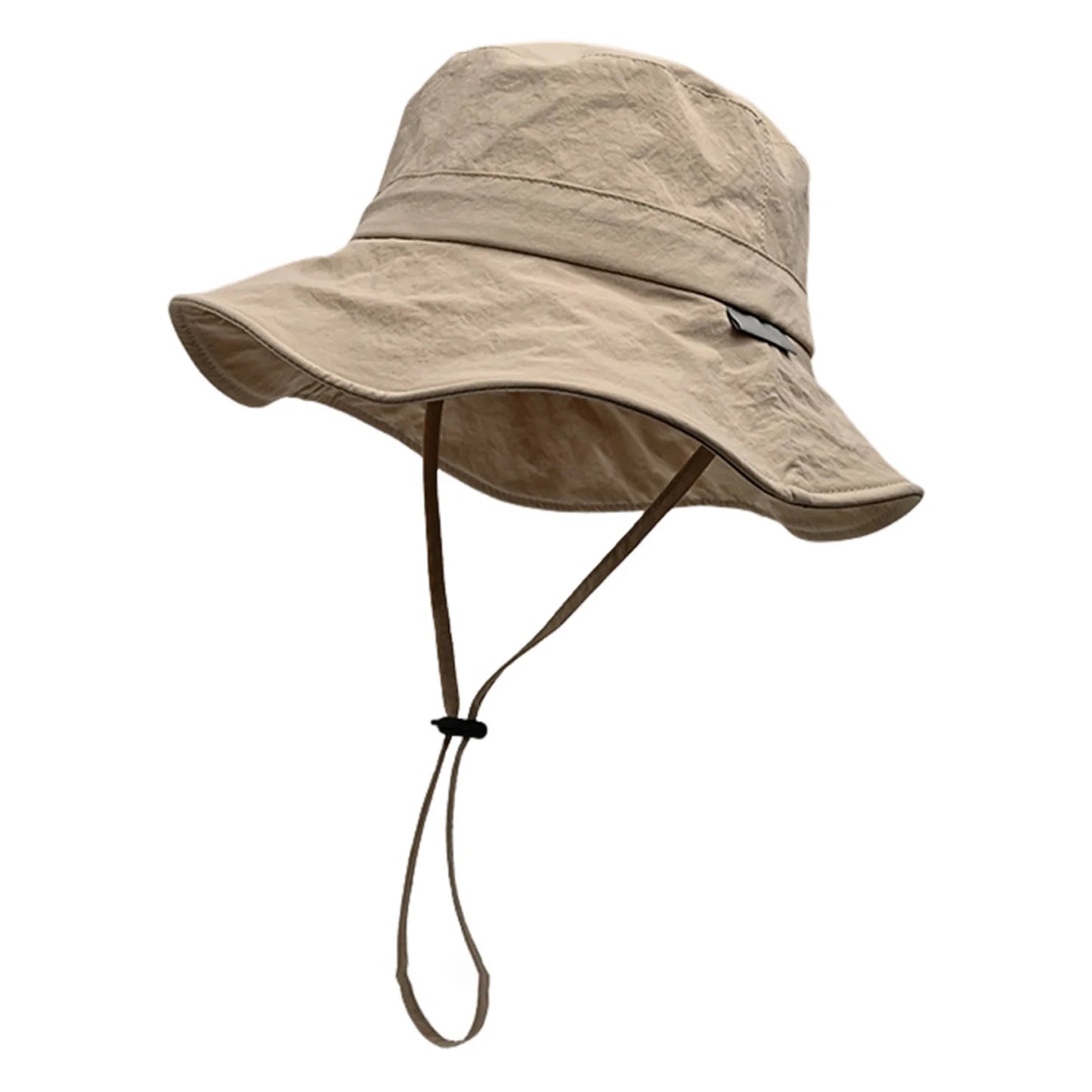 Classic Wide Brim Drawstring Bucket Hat | Breathable Outdoor Summer Hat | Unisex