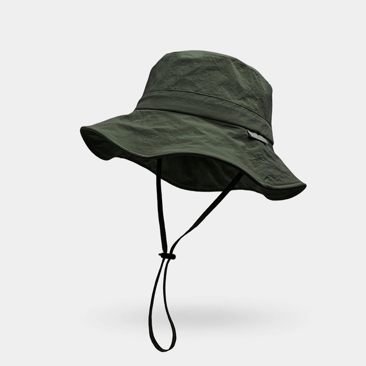 Classic Wide Brim Drawstring Bucket Hat | Breathable Outdoor Summer Hat | Unisex