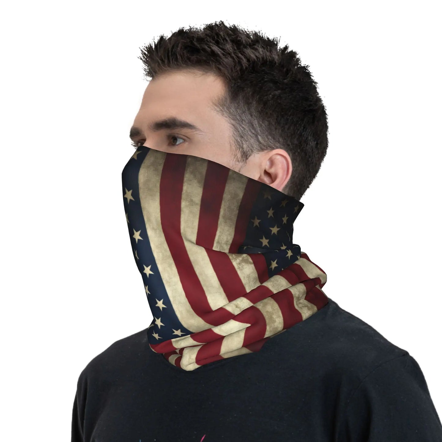 American Flag Bandana Neck Gaiter | Multifunctional Face Mask | Unisex