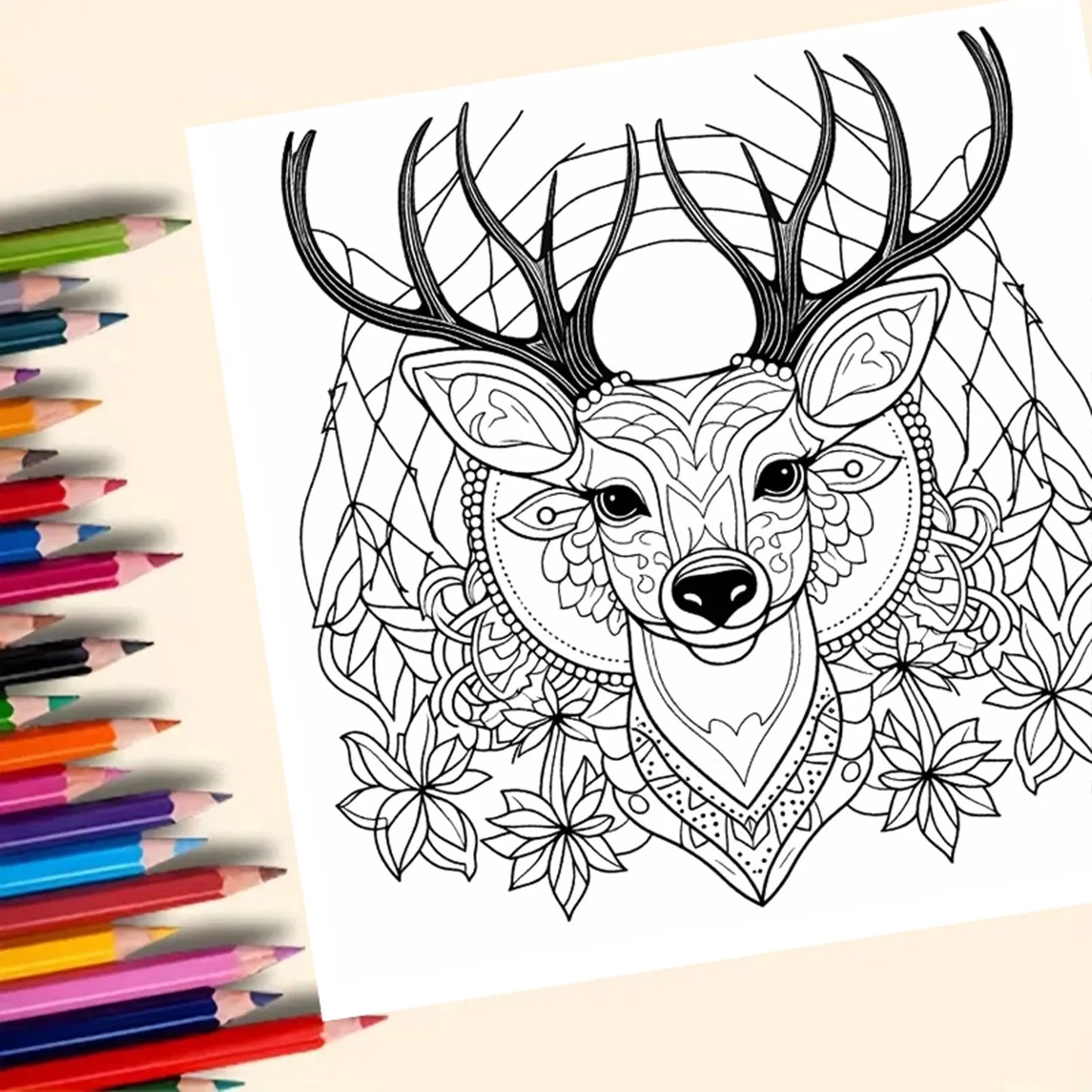Animal Adventures Coloring Book Cute Line Art and Wildlife Illustrations Relaxing Adult Picture Book for Creative Coloring