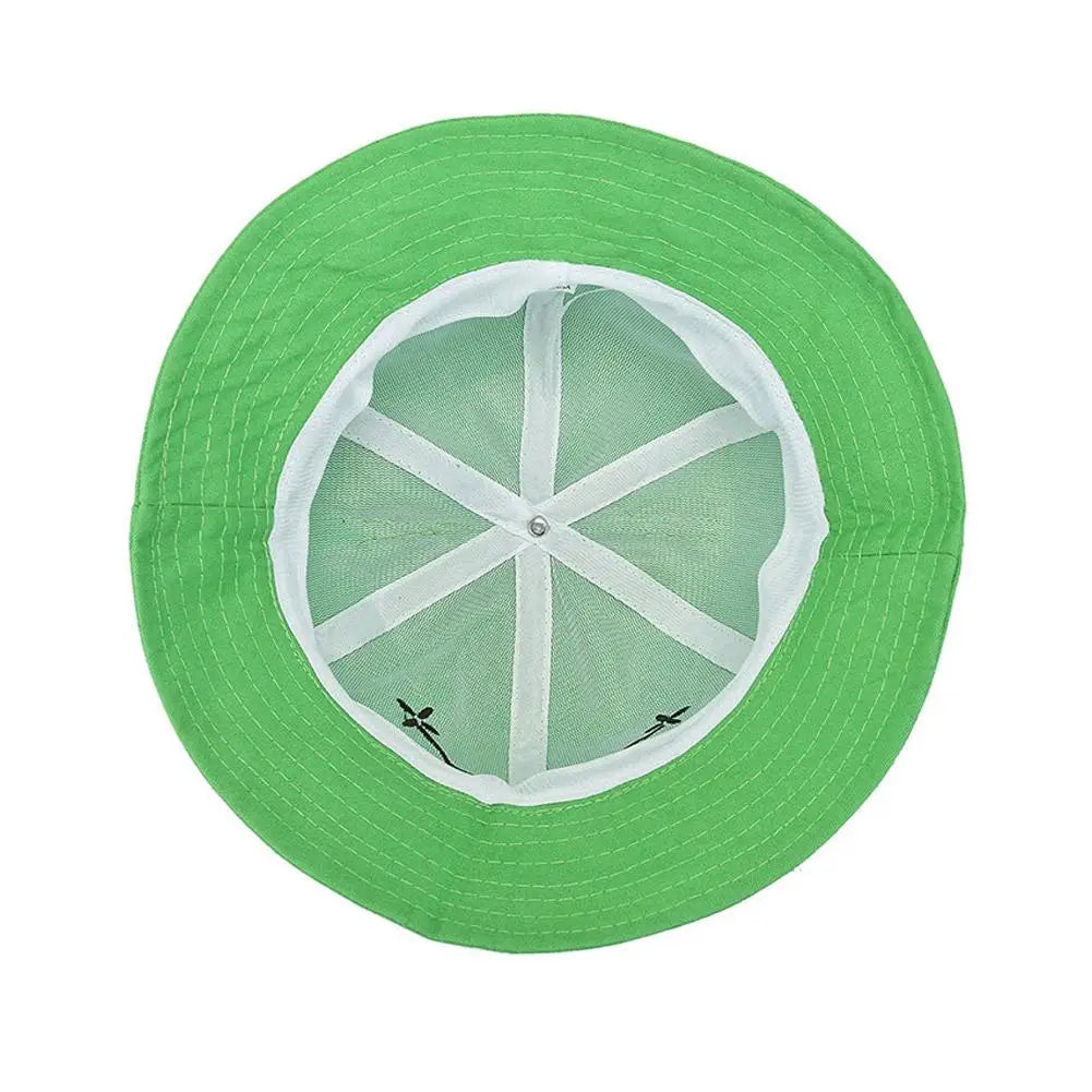 Cute Frog Bucket Hat | Cotton Panama Sun Hat | Unisex Outdoor & Fishing Cap