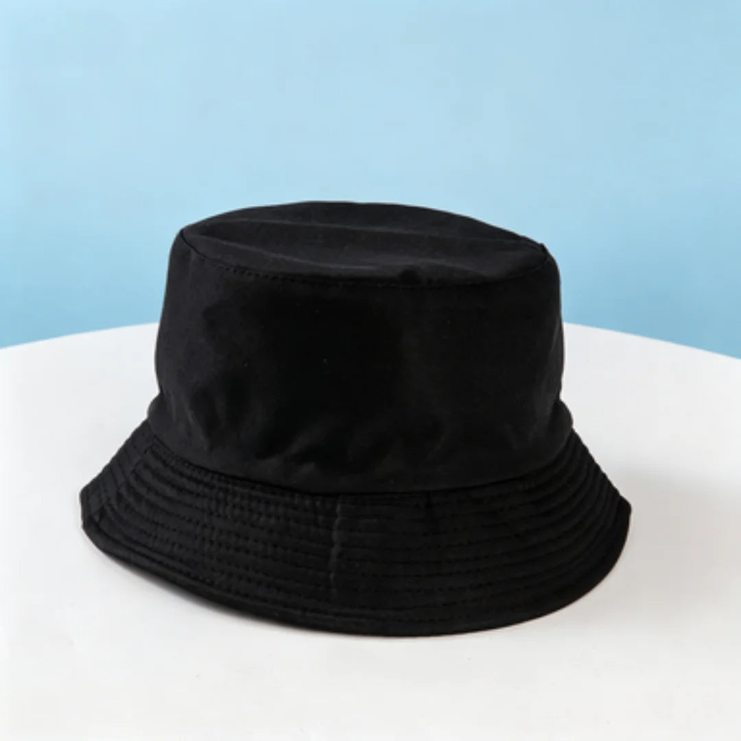 NY Embroidered Bucket Hat | Classic Black & White Streetwear Fisherman Cap | Unisex