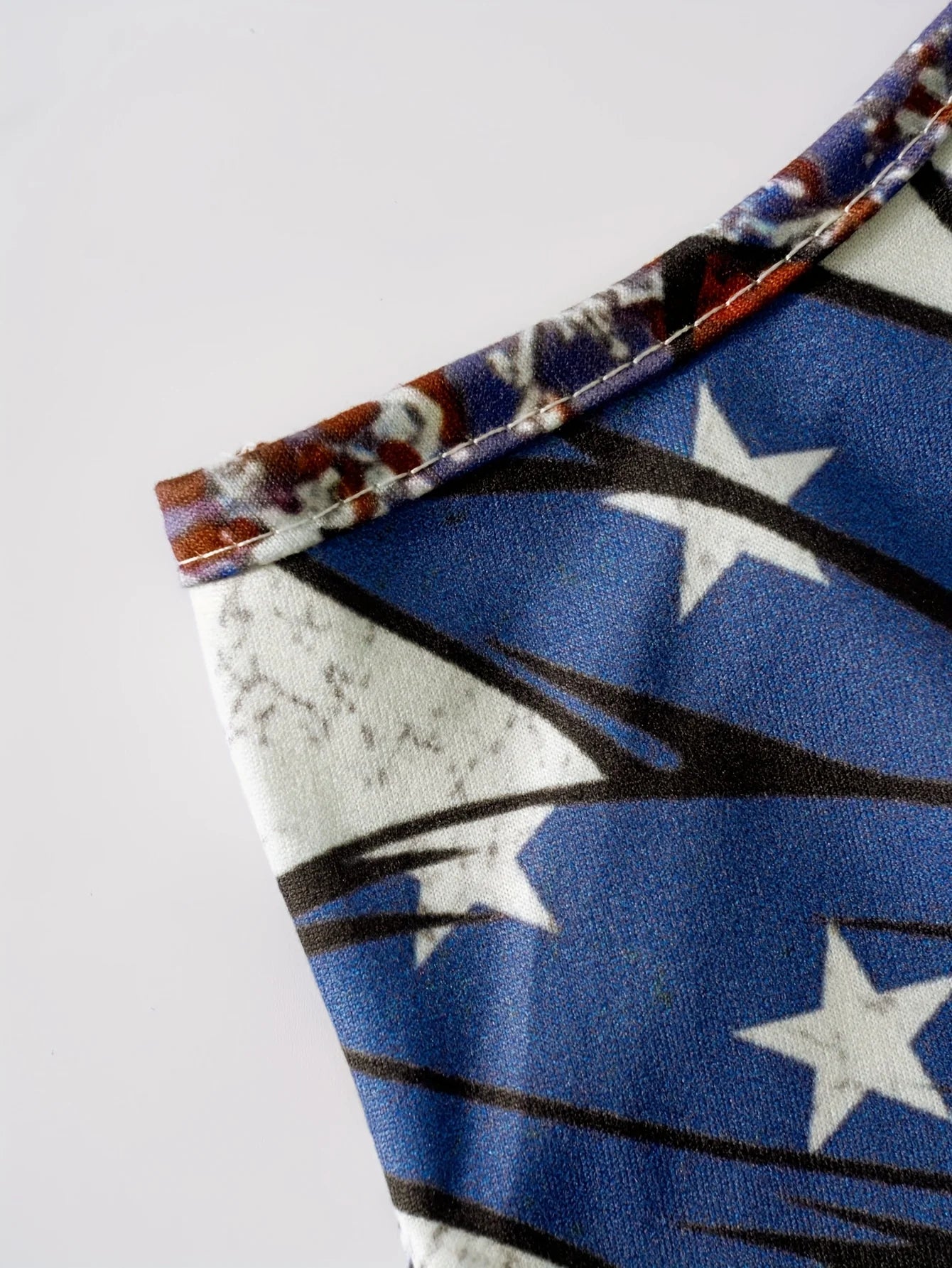 American Flag Ink-Splash Halter Maxi Dress | Women's | S–XXL